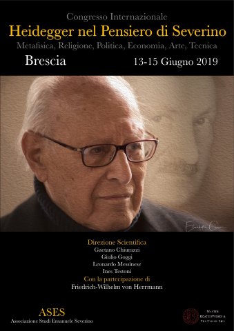 Congresso ASES Severino su Heidegger  13-15 giugno 2019